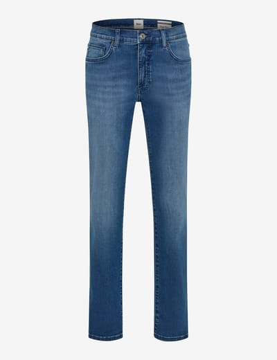 Brax Heren Jeans  Style CADIZ MID BLUE USED, denim blauw regular, maat 30/30