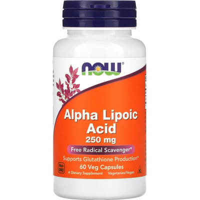 Now Foods Alpha Lipoic Acid 250mg (60) Standard - Vitaminen, mineralen & gezondheid - Gewrichts Ondersteuning