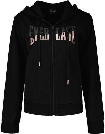 Everlast Felpa Strechetch Sweatshirt Met Rits Zwart XS Vrouw