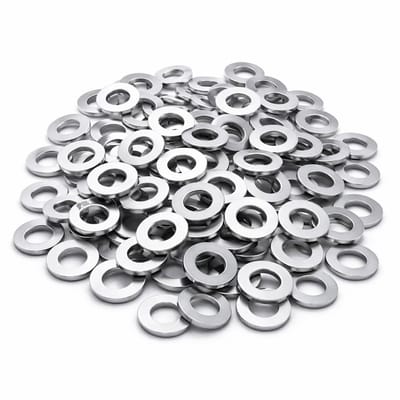 Famanu – Platte sluitringen set 135 stuks roestvrij staal 6 maten M4 M…