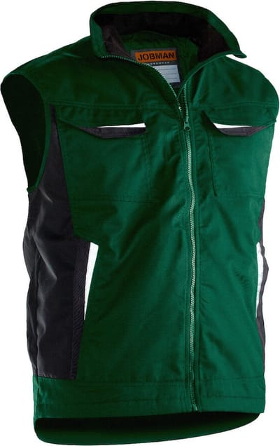 Jobman 7517 Service Vest Lined 65751720 - Bosgroen - XS