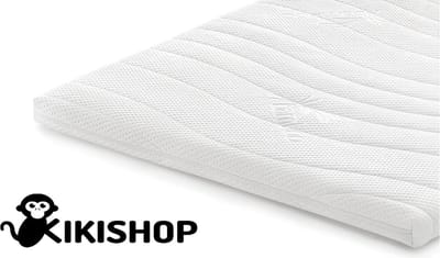 Kikishop 90x200 Orthopedisch Verantwoord - 7-zone koudschuimmatras topper Antibacterieel - 4 Seizoenen - Luxe Wasbare Hoes - circa 9 cm dik
