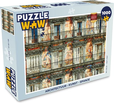 Puzzel Architectuur - Kunst - Spanje - Legpuzzel - Puzzel 1000 stukjes volwassenen