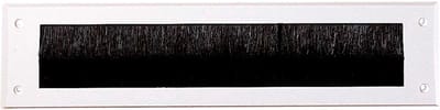 Tochtwering brievenbus - Met Borstel - Kunststof - 34 x 8 cm - Wit