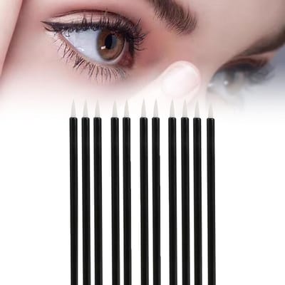Zachte Wegwerp Make-up Kwasten Set van 150 Stuks voor Ogen en Lippen, Ideaal voor Eyeliner en Lippenstift, Perfect voor Dagelijkse Make-up en Precisiewerk