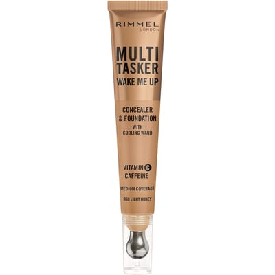 Rimmel Multi-Tasker Wake Me Up Foundation en Concealer 20 ml (Verschillende Tinten) - 060 Light Honey