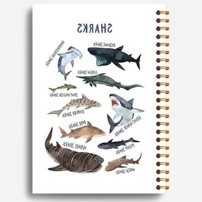 Ringband Schriften - Notitieboek - Studie en kantoor - Zachte omslag - 5.5 x 8.3 inch - Dierenprint