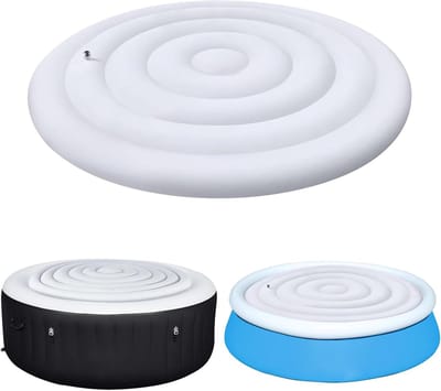 Bubbelbad Accessoires - Opblaasbare Hoes 138cm - Energiezuinige Thermo Afdekking - Geschikt voor Ronde Jacuzzi's - Buiten Gebruik
