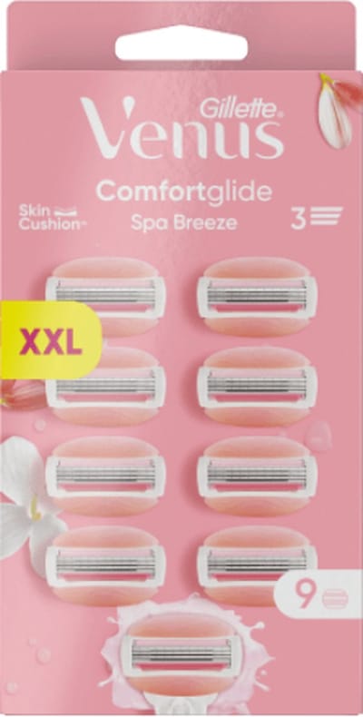 Gillette Venus Comfortglide Spa Breeze Scheermesjes Voor Vrouwen - 9 Navulmesjes