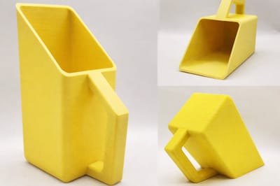 Multifunctionele Voerschep XL 500 ml – Set van 3 – Kunststof Schep voor Dierenvoer, Kattenbakvulling, Grind en Pellets