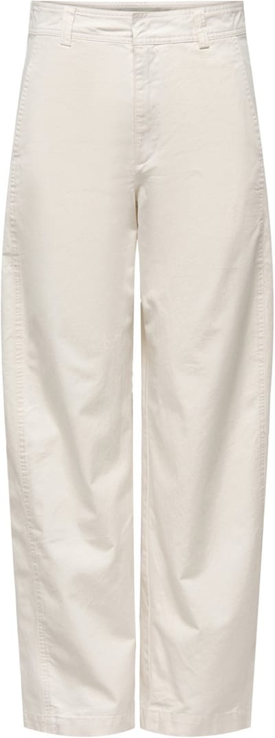 Jacqueline de Yong Broek Jdyselma Hw Barrel Pant Pnt Noos 15367918 Cloud Dancer Dames Maat - W30 X L32