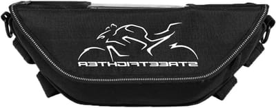 Motorfiets Stuurtas - Reistas Motor - Onderweg Spullen Meenemen - Waterdichte Kabeldoorvoer - N.v.t. - Zwart