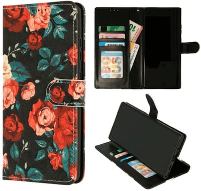 Casemania - Geschikt voor - Samsung Galaxy A56/36 TPU Bookcase - Bloemen vintage