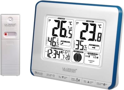 Weerstation voor binnen en buiten - Temperatuur, Luchtvochtigheid en Maanfase