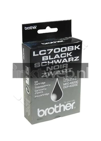 Brother LC-700BK inktcartridge zwart (origineel)