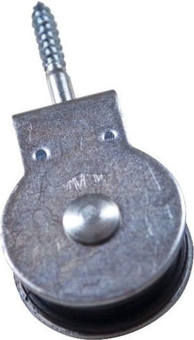 Schroefkatrol 40mm Nylon Verzinkt