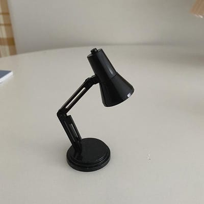 Creativiteit Mini Boekverlichting Studentenhuis LED Leeslamp Geklemd op Boek zwart