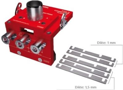 Italiana Ferramenta boormal voor kastverbinders paneeldikte 16-25 mm