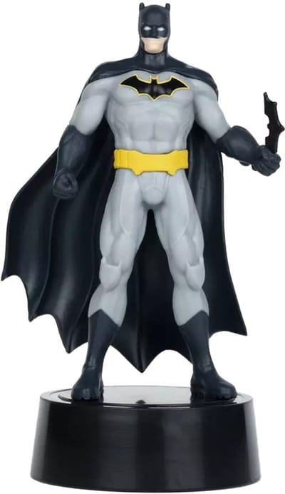 DC Comics LED-figuur Batman | Ingebouwde lamp met logo | Batman actiefiguur | The Dark Knight | PVC Statue | Batman| Verzamelfiguur | Limited Edition | 11 cm