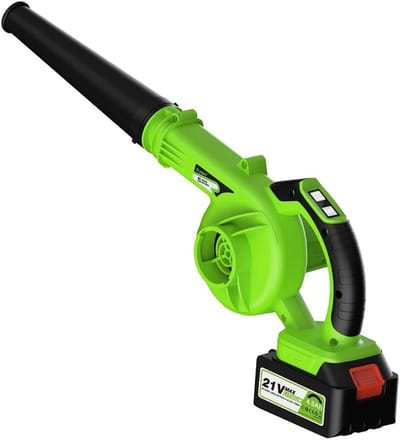 Accu Bladblazer - Tuinzuiger - Tuinonderhoud - 2-in-1 functie - 5.2 Ah accu - Zwart