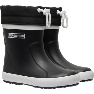 Bergstein Classic Thermo Unisex Junior Regenlaarzen - Black