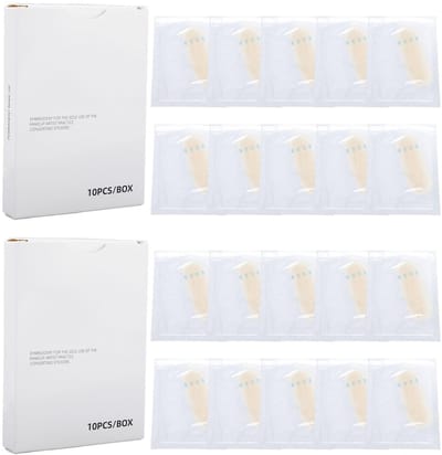 Dailygoods- Wenkbrauwsticker 20 Stuks - Siliconenmateriaal - Oefenmake-up - Schoonheidssalon - Beginners - Hygiënisch Wegwerpontwerp - Wenkbrauwsjablonen