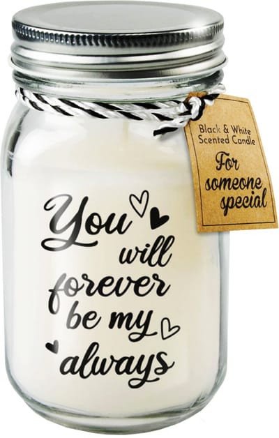 Black & White geurkaars - Forever be my always