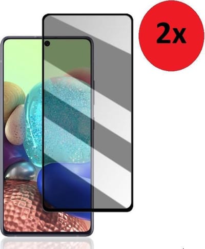 Screenprotector Geschikt voor Samsung A52s 5G - A52s 5G Screen Protector Privacy Bescherm Glas 2x