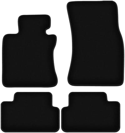 BASIC zwarte veloursmatten voor: BMW 6 E63 coupé (2003-2010)