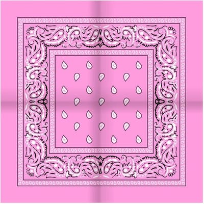 *** Boerenzakdoek Roze - Classic Zakdoek – Bandana Roze - Sport&Spel - van Heble® ***