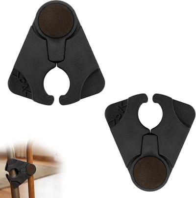 Krukhouders - Wandelstokhouders - Tafel Bevestiging - Slijtvast PA Materiaal - 1.6-2.5cm Diameter - Zwart