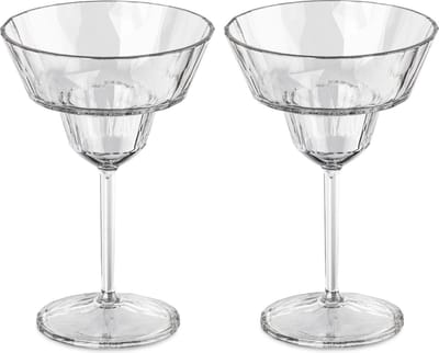 Koziol - Superglas Club No. 16 Glas 400 ml Set van 2 Stuks - Kunststof - Transparant
