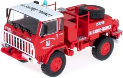 Iveco UNIC 75PC ANTINCENDIO BOSCHIVO - FRANCE 1974, brandweerwagen schaal 1:43