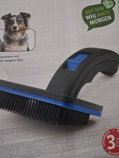 Zoofari Honden Verzorgingsborstel - Met Reinigingsfunctie - Voor Korte of lange vacht