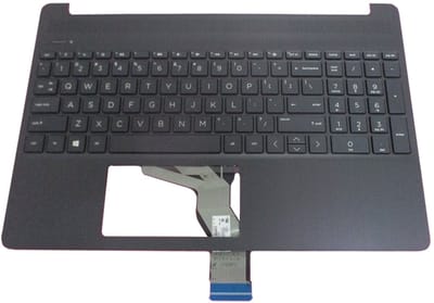 HP Laptop Toetsenbord Qwerty US + Top Cover - Grijs