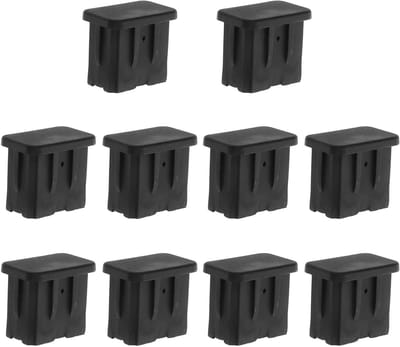 Hockeystick Eindkappen - Stick Beschermers - Sport Stabiliteit - Antislip Grip - 10 Stuks - Zwart