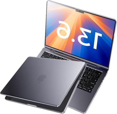 Ultra Dun Hard Protective Case voor MacBook Air 13.6 inch (2022-2025) - Transparant, Slank en Duurzaam Bescherming voor Laptop