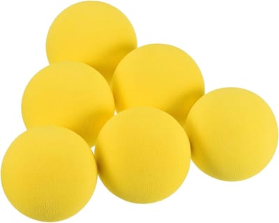 Golf oefenballen - Schuimballen Sponsballen - Golfswing oefenen - Beschadigt niet gemakkelijk - 42 mm - Geel