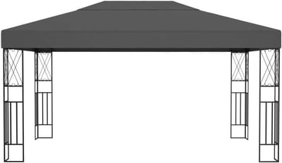 Partytent - Paviljoen - Buitenfeesten - Waterdicht UV-beschermend - 3 x 4 meter - Antraciet
