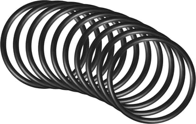 O-ringen rubber afdichtingsaansluiting 70 mm x 60 mm x 5 mm voor waterkraan loodgieter reparatie afdichting, zwart