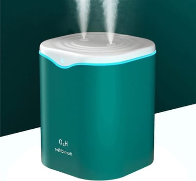 Portable USB Humidifiers - 2000ml - Voor Slaapkamer - Fluisterstille Luchtbevochtiger - Luchtbevochtigers voor Slaapkamer Planten Thuis - Groen