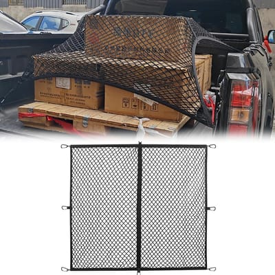 Dailygoods - Hoge Elasticiteit Vrachtnet voor Auto - Cargo Net Mesh Organizer met 8 Haken