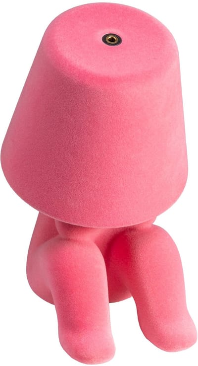 Luxus Europe - Bins Brother Tafellamp Roze Mr Which - Decoratieve LED Designlamp - Draadloos - Dimbaar - 3 Lichtkleuren - Touchbediening