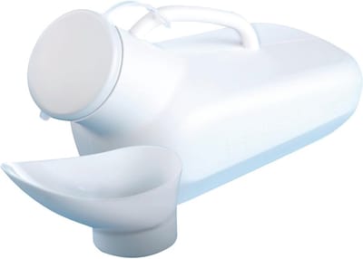 Urinefles voor volwassenen met opzetstuk - 800ml - Discreet en praktisch - Polyethyleen