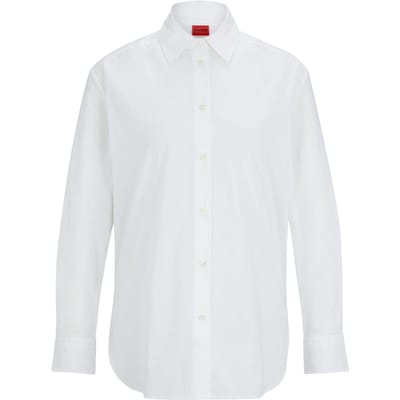 Hugo Boss Dames/Dames boyfriend shirt (Wit)