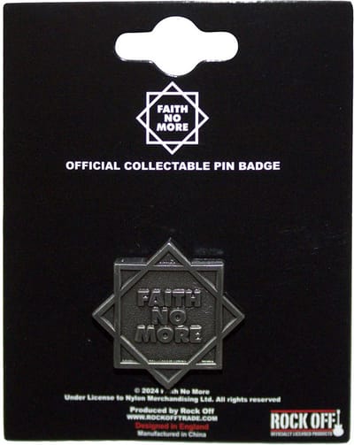 Faith No More - Star Logo Pin - Zilverkleurig