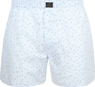 Steppin' Out Boxershort Bloem Blauw - Maat M - Heren