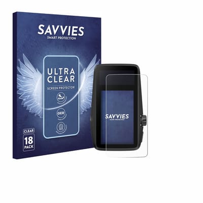 Savvies - Screenprotector voor Coros Dura - Folie Beschermfolie transparant 18 Stuks