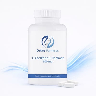 L-Carnitine L-Tartraat Capsules – Energie & Fitness – Ortho Formulas – 500 mg – 90 Vegan Capsules