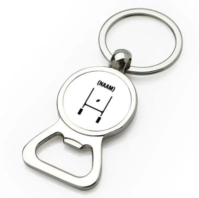 Akyol - rugby met eigen naam flesopener - Rugby - rugbyer - sport - 9 bij 3 cm